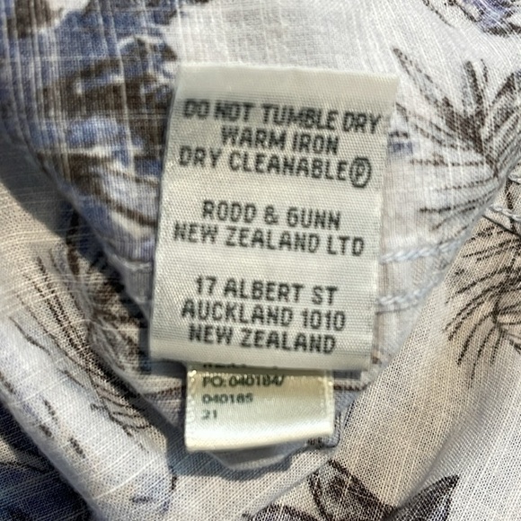 Rodd & Gunn Lightweight Ermedale Print Cotton Shirt Size 3XL - Picture 9 of 10